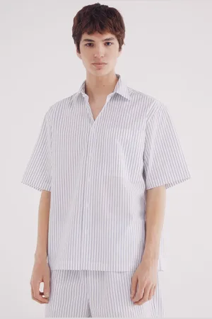 Springfield Camisa manga corta popelín rayas