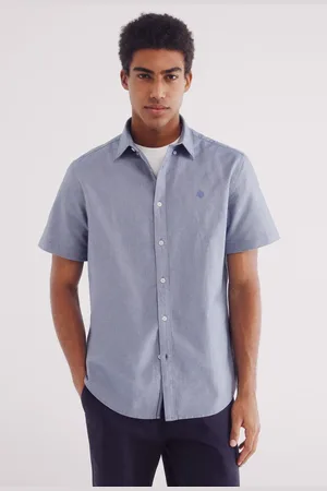 Springfield Camisa manga corta pinpoint