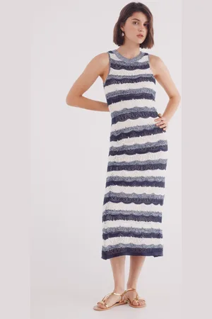 Springfield Vestido midi punto estructura