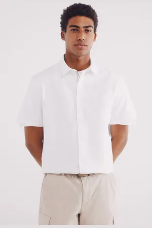 Springfield Camisa manga corta pinpoint