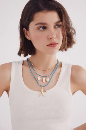 Springfield Collar multiple estrella y conchas