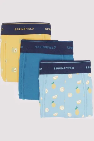 Springfield Pack 3 boxers estampados