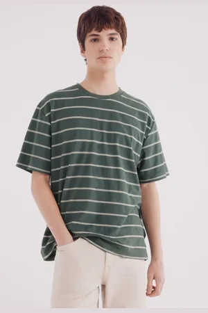 Springfield Camiseta algodón slub rayas