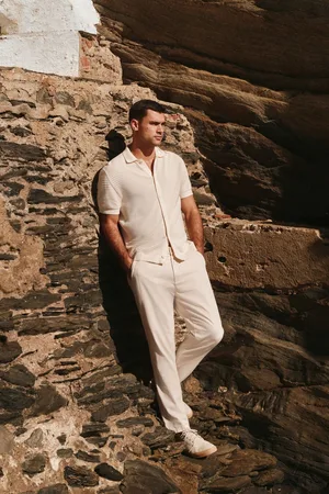 Springfield Pantalón espiga slim fit
