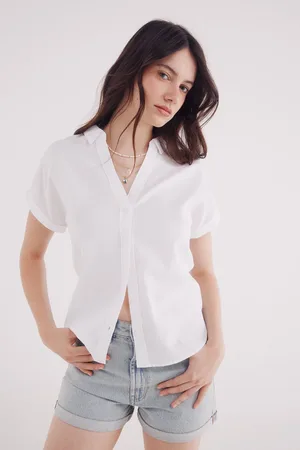 Springfield Blusa lace insertado