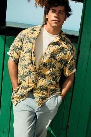 Springfield Camisa manga corta viscosa estampado