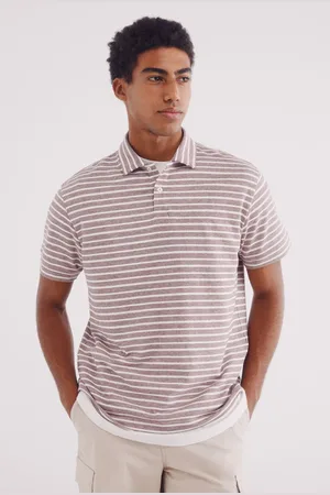Springfield Polo jersey microraya estructura regular fit