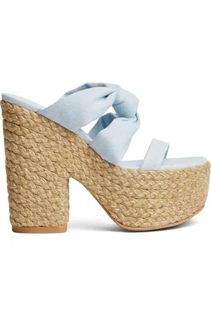 Stuart Weitzman Playa Sohigh 145 Knot Platform Slide - Mujer 36.5