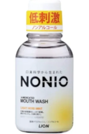 Lion Nonio Small Mouth Wash - 80ml - Light Herb Mint