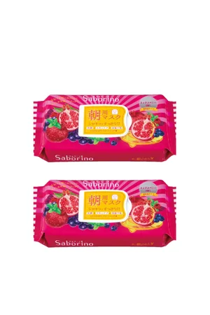 BCL Saborino Morning Mask - Mixed Berries - 28pc (2ea) Set