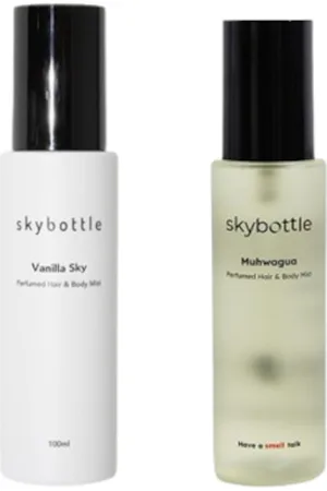 Skybottle Perfumed Hair & Body Mist Vanilla Sky + Muhwagua Set