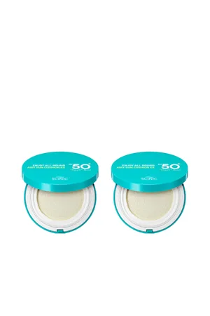 SCINIC Enjoy All Round Airy Sun Cushion EX SPF50+ PA++++ - 25g (2ea) Set