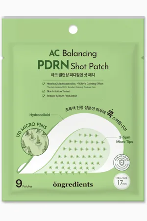 ongredients AC Balancing PDRN Shot Patch - 9parches