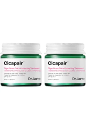 Dr Jart+ Cicapair Tiger Grass Color Correcting Treatment SPF22 PA++ (renewal version) - 50ml - (2ea) Set
