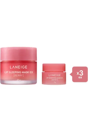 LANEIGE Lip Sleeping Mask EX - Berry - 20g (1ea) + 3g (3ea) Set