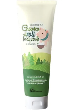 ELIZAVECCA Milky Piggy Greentea Salt Body Scrub/300g