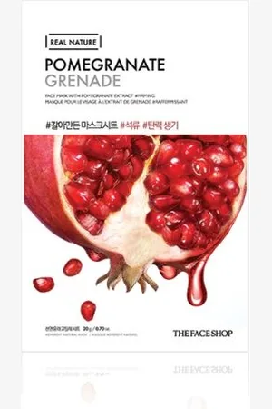 The Face Shop Real Nature Face Mask - Pomegranate - 1pieza