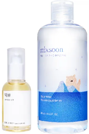 Mixsoon Bean Essence - 50ml (1ea) + Glacier Water Hyaluronic Acid Serum - 300ml (1ea) Set