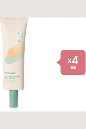 numbuzin [OFERTA] - No.2 Goodbye Redness Derma Tone Up SPF50+ PA+++ - 50ml (4ea) Set