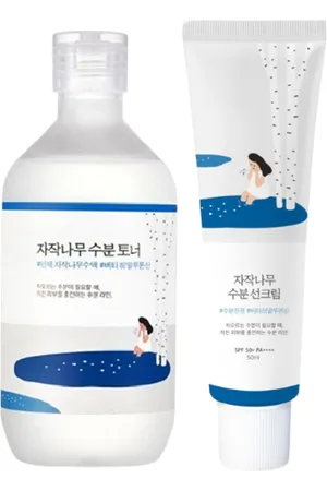 Round Lab [OFERTA] - Birch Juice Moisturizing Sun Cream - 50ml (1ea) + Birch Juice Moisturizing Toner - 300ml (1ea) Set