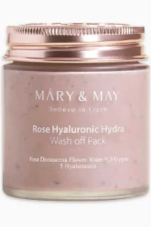 Mary&May Rose Hyaluronic Hydra Wash Off Pack - 300g