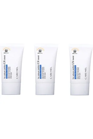 CARE:NEL No Sebum Perfect UV Shield SPF50+ PA++++ - 50ml (3ea) Set