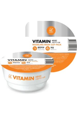 LINDSAY Modeling Mask Cup Pack - 28g - Vitamin