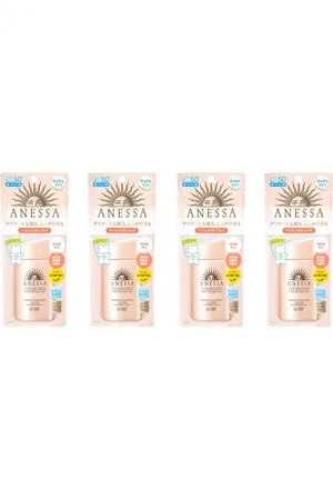 Shiseido Anessa Perfect UV Sunscreen Mild Milk For Sensitive Skin SPF50+ PA++++ - 60ml (4ea) Set