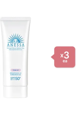 Shiseido Anessa Brightening UV Sunscreen Gel N SPF50+ PA++++ (2022 Version) - 90g (3ea) Set