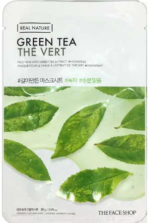 The Face Shop [OFERTA] - Real Nature Face Mask - Green Tea - 1pieza