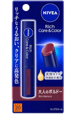 NIVEA Japan Rich Care & Color Lip Bordeaux - 2g