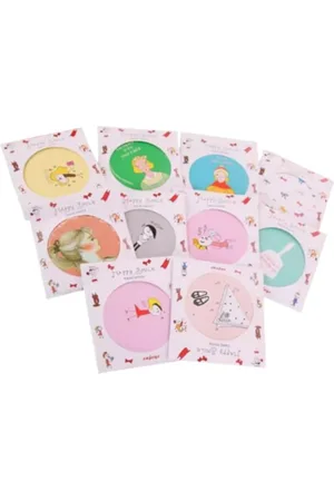 MINGXIER Cartoon Pocket Mirror (Random Version) - 10 piezas