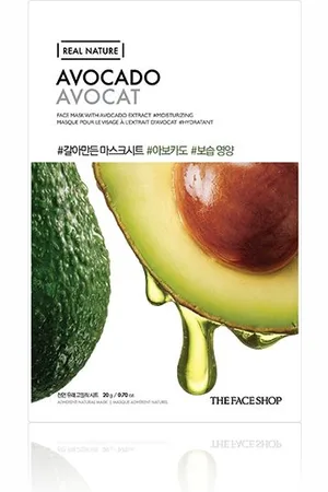 The Face Shop Real Nature Face Mask - Avocado - 1pieza