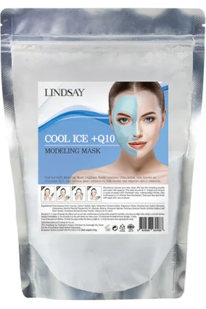 LINDSAY Cool Ice+Q10 Modeling Mask (Zipper) - 240g