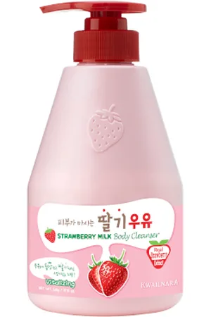 Kwailnara Milk Body Cleanser - 560g - Strawberry
