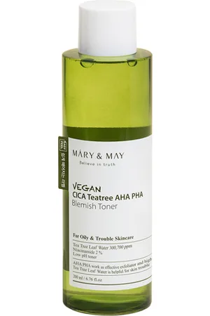 Mary&May Vegan CICA Teatree AHA PHA Blemish Toner - 200ml