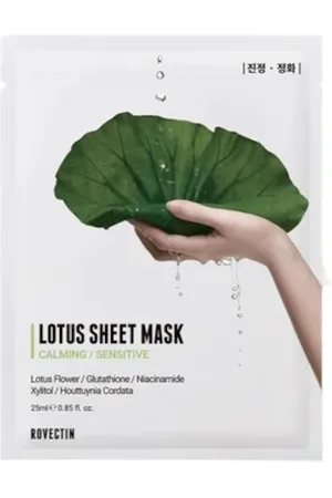 Rovectin Lotus Sheet Mask (New Version of Clean Lotus Water Calming Sheet Mask) - 1pc