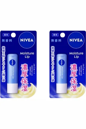 NIVEA Japan Moisture Lip Unscented - 3.9g (2ea)