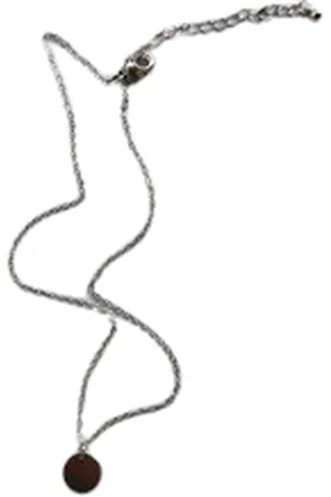 MsBlossom Disc Necklace - 1pieza - Silver