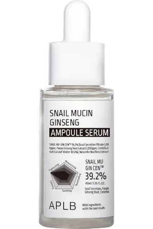 APLB Snail Mucin Ginseng Ampoule Serum - 40ml
