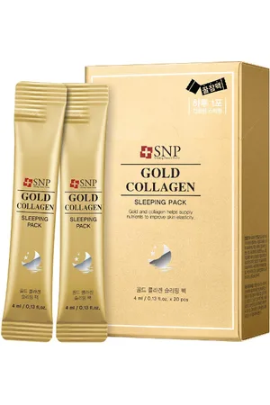 SNP Gold Collagen Water Sleeping Pack - 20piezas