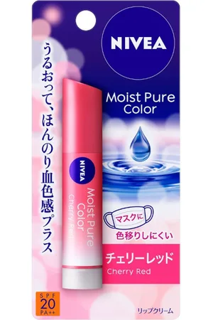 NIVEA Japan Moist Pure Color Lip Cherry Red - 3.5g