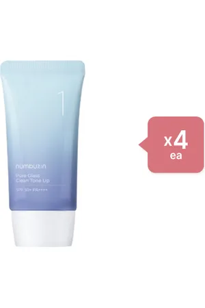 numbuzin [OFERTA] - No.1 Pure Glass Clean Tone Up SPF50+ PA++++ - 50ml (4ea) Set
