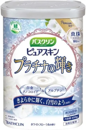 BATHCLIN Pure Skin Care Bath Salt - 600g - Platinum Shine