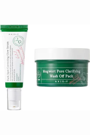 AXIS-Y [OFERTA] Dark Spot Correcting Glow Serum X Mugwort Pore Clarifying Wash Off Pack