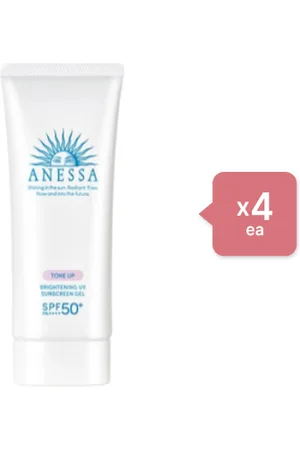 Shiseido Anessa Brightening UV Sunscreen Gel N SPF50+ PA++++ (2022 Version) - 90g (4ea) Set
