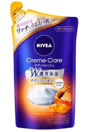 NIVEA Japan Cream Care Body Wash Italian Premium Honey Refill - 360ml