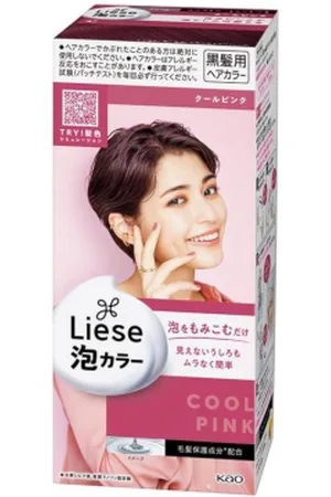 Kao Liese Creamy Bubble Color (Japan Version) - 1 caja - Cool Pink