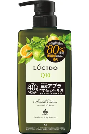 Mandom Lucido Q10 Scalp Deo Shampoo - 450ml - Herbal Citrus