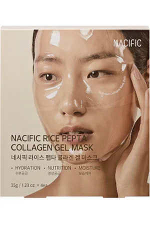 NACIFIC Rice Pepta Collagen Gel Mask - 35g*4ea